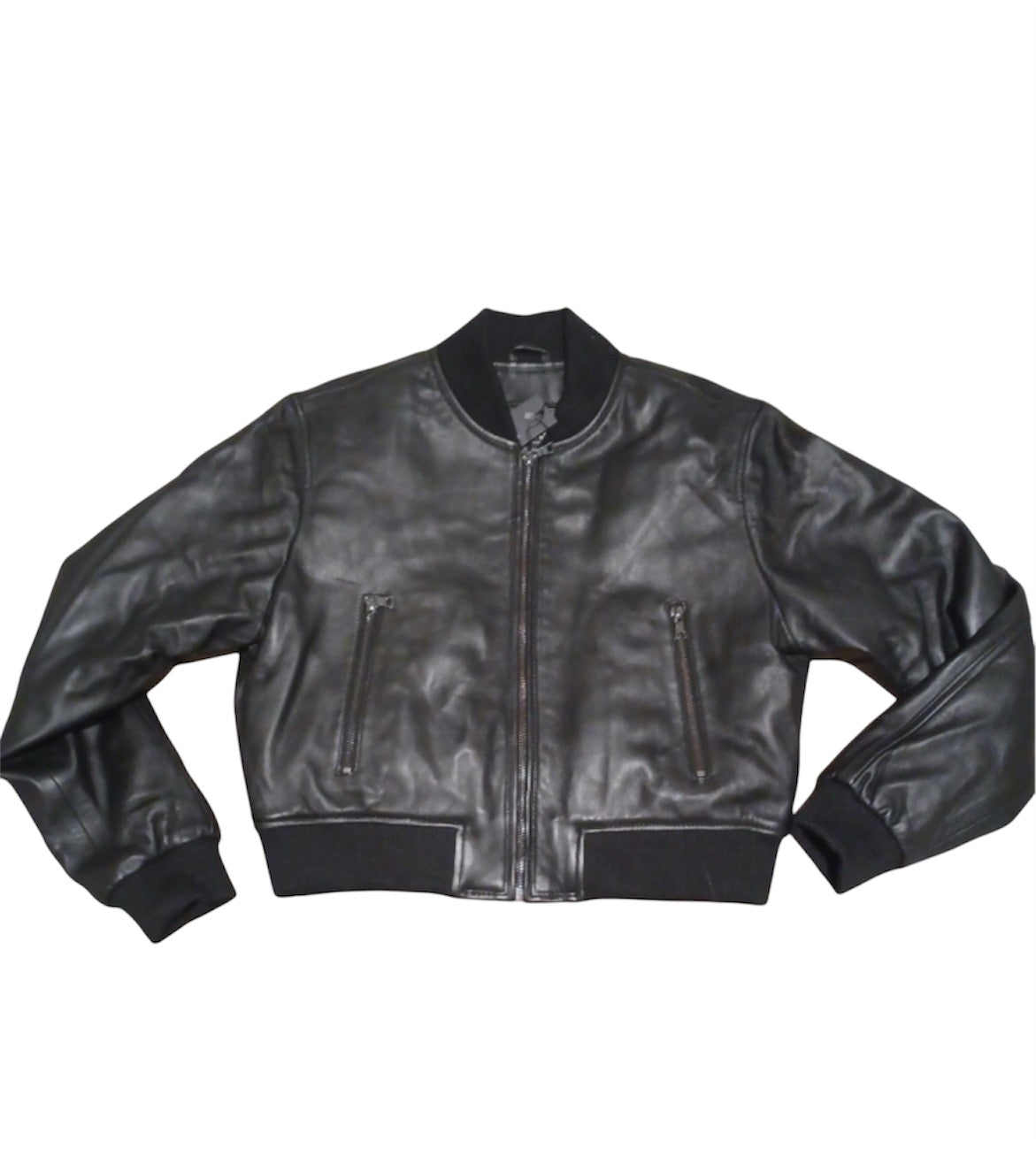 JakeWood Ladies cropped leather Jacket
