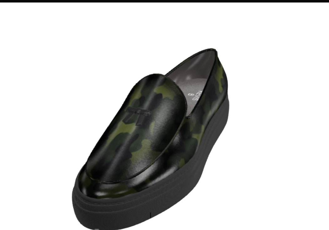 Kevis B  Green Bel Sneaker